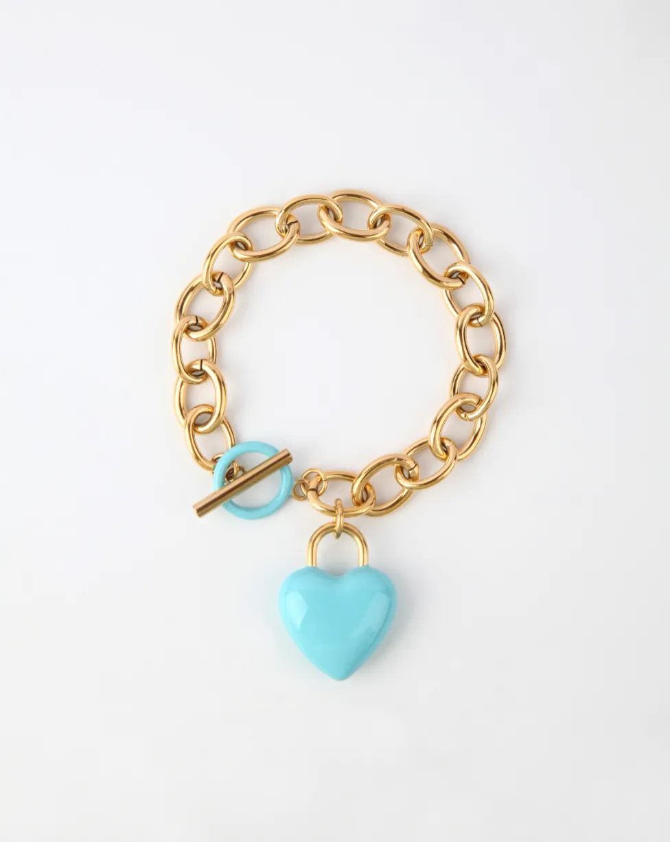 The Kiss Bracelet Blue