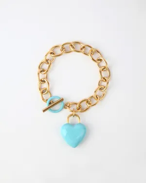 The Kiss Bracelet Blue