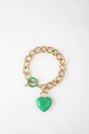 The Kiss Bracelet Green