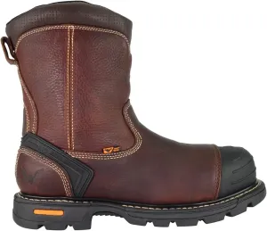 Thorogood GEN-Flex2 8 Side-Zip Wellington Pull On Work Boots for Men - Full-Grain Leather with Safety Toe, Storm Welt Construction, and Traction Outsole; EH Rated