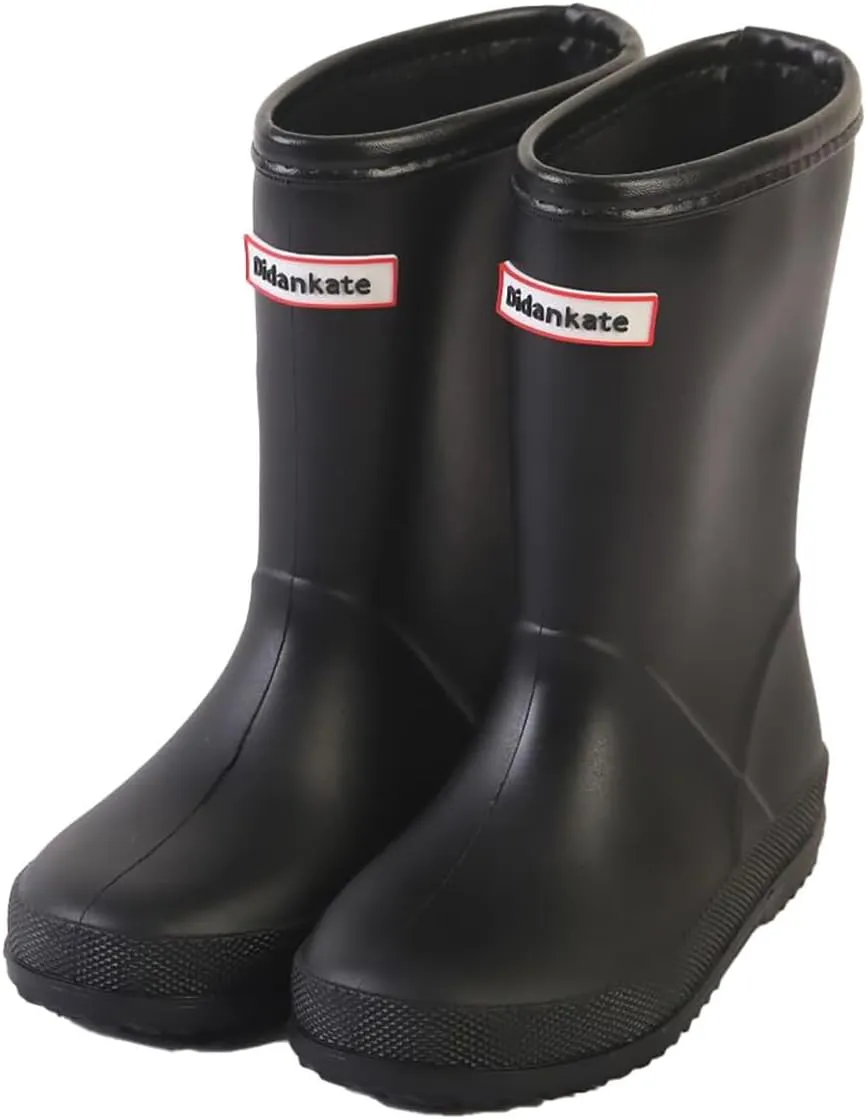 Toddler Rain Boots Printed Unisex-Child Outdoor Rain Boots Lightwight Rainboots Shoes for Little Kid Big Kid