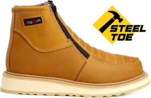 Ultra Flex 6" 339 Havana Zipper Double Density Steel Toe Lightweight Men Work Boots