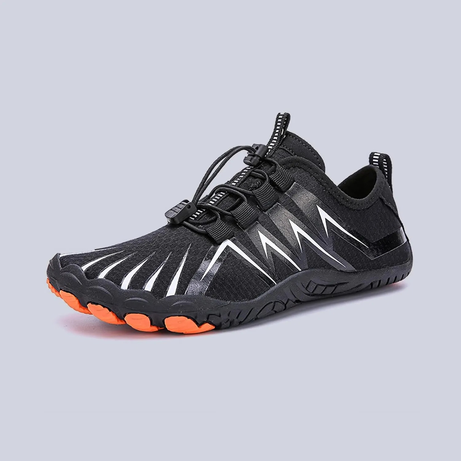 Unisex Grounded Footwear Summer Breathable Quicky Dry Slip On Wide Toe Box Sneakers Lightweight Athletic Color Block Beach Water Shoes Comfortable Outdoor Hiking Sneakers