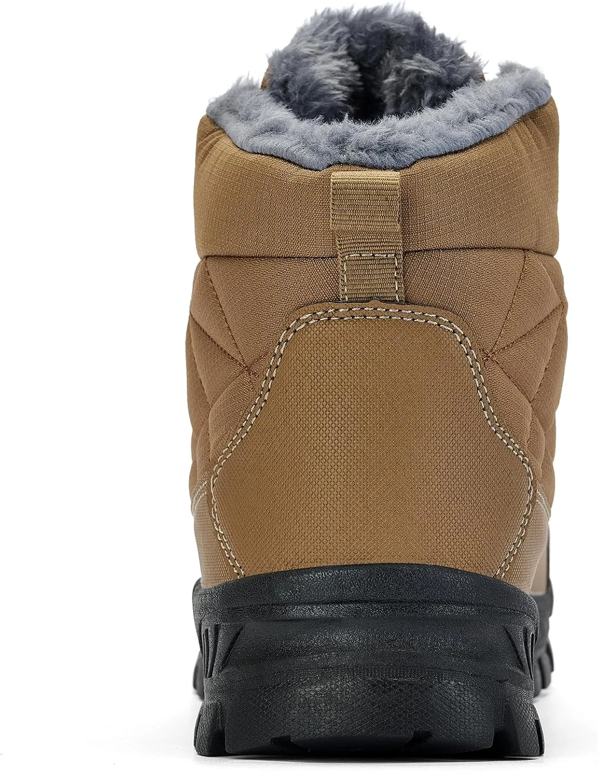 UPSOLO Men's Winter Warm Snow Work Boots