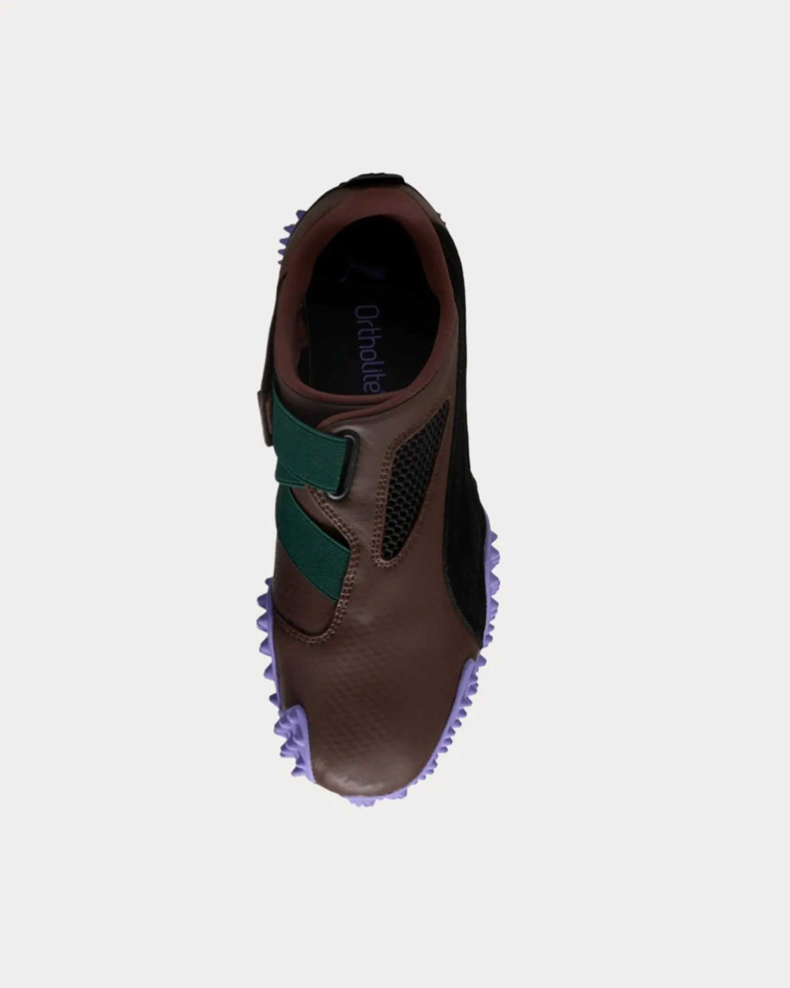 Ur Mostro Communication Dark Amethyst / Brown Slip On Sneakers