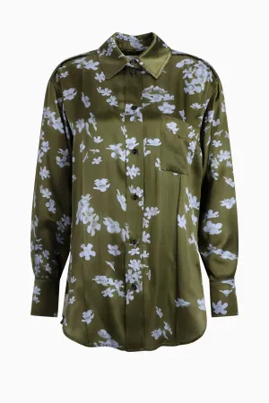 Victoria Beckham Pyjama Shirt - Scifi Floral Khaki