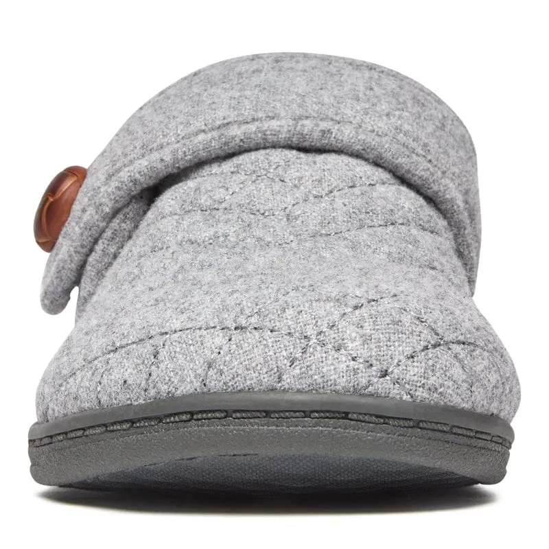 Vionic Women's Jackie Slippers- Light Grey