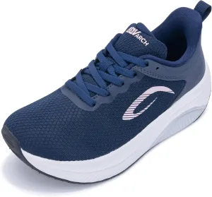 Wide Toe Box Shoes Women Arch Support Walking Shoes for Plantar FasciitisWide Width Orthotic Tennis Sneakers