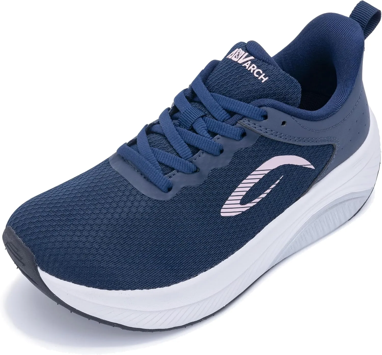 Wide Toe Box Shoes Women Arch Support Walking Shoes for Plantar FasciitisWide Width Orthotic Tennis Sneakers