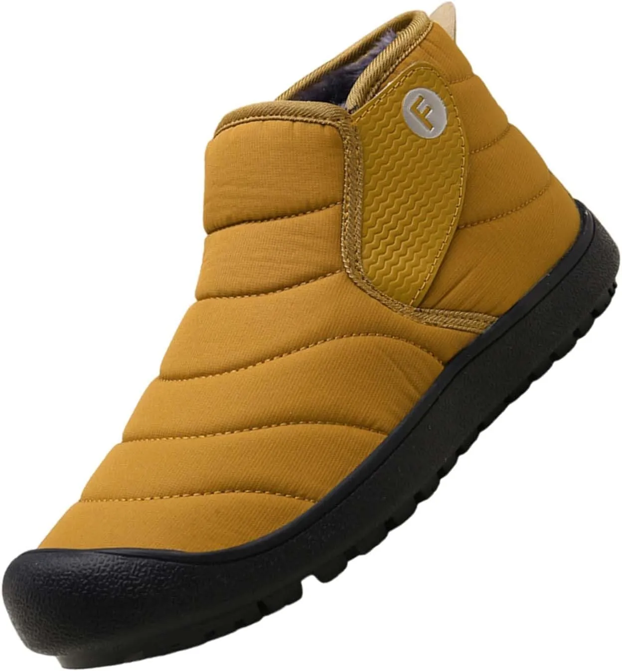 Winter Boots Women Wide Short Snow Boots Womens Comfortable Warm Barefoot Shoes Grounded Footwear Hiking Ankle Boots for Women Men Snow Booties
