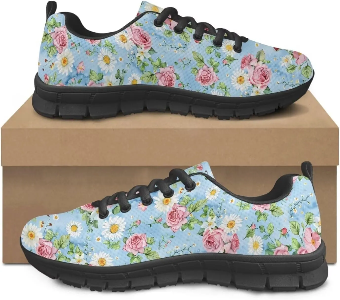 Women Slip On Sneakers Non Slip Gym Workout Shoes Breathable Lightweight Fashion Sneakers