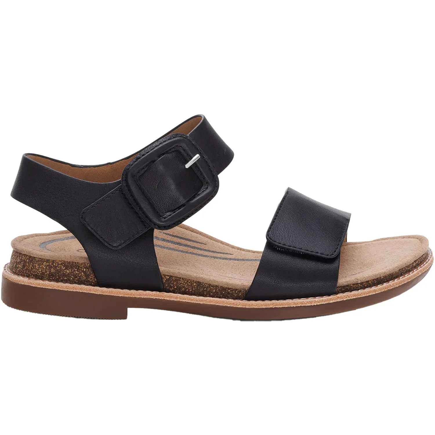 Women's Aetrex Claire Black Leather