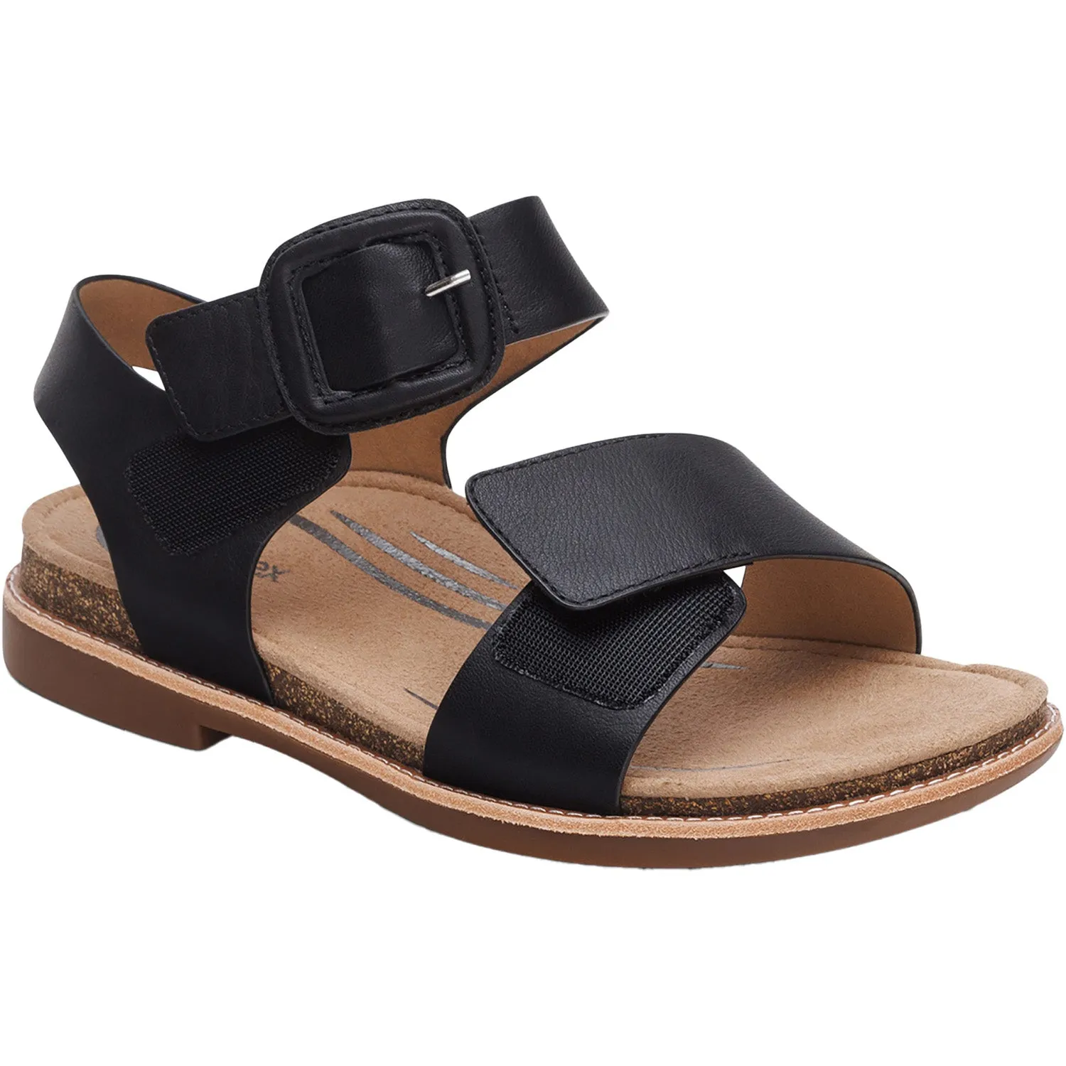 Women's Aetrex Claire Black Leather