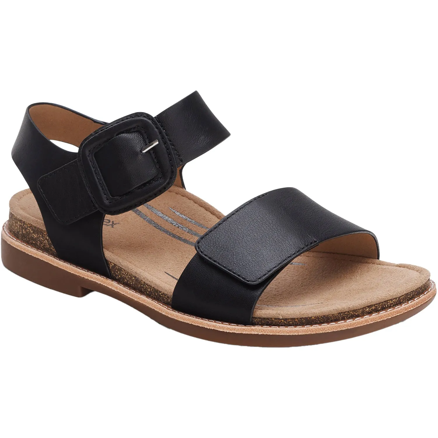 Women's Aetrex Claire Black Leather