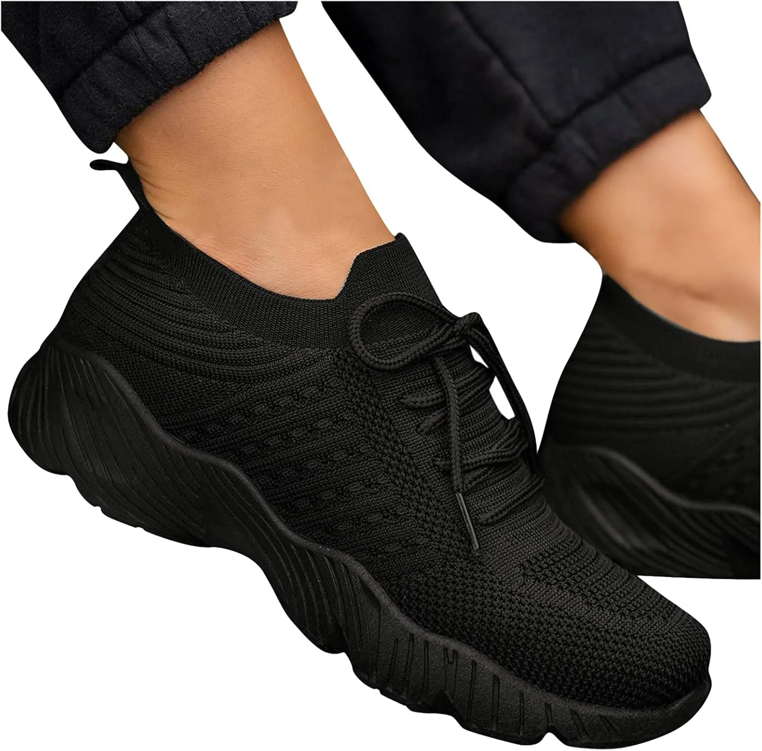 Womens Arch Support Comfortable Walking Shoes Lightweight Mesh Sneakers Slip On Memory Foam Athletic Sports Shoes