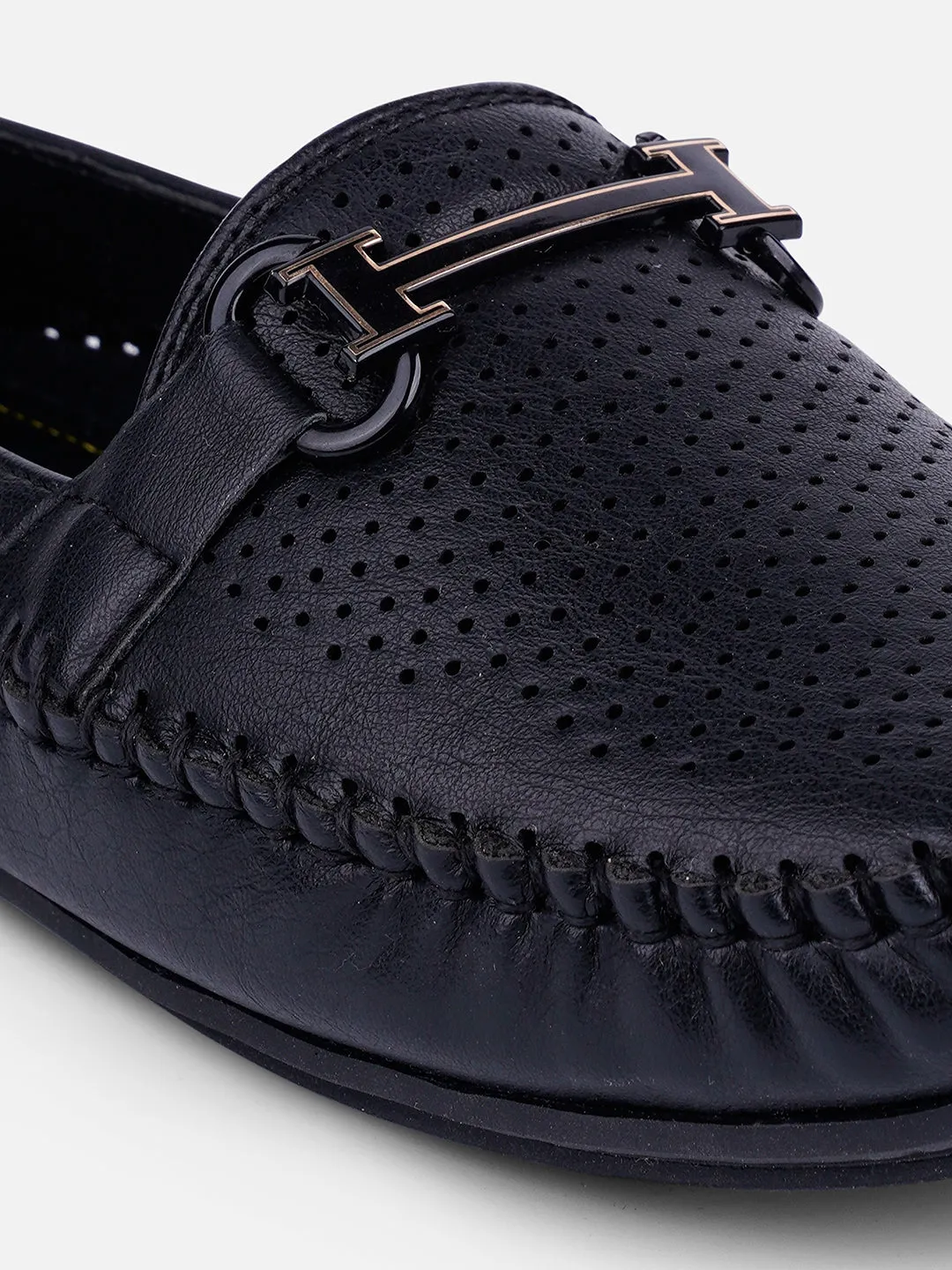 Women's Black Soft & Flexy Loafers (IU2003)