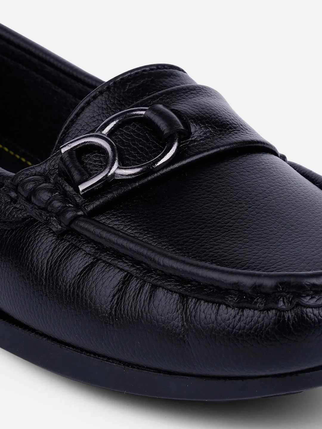 Women's Black Soft & Flexy Loafers (IU2007)