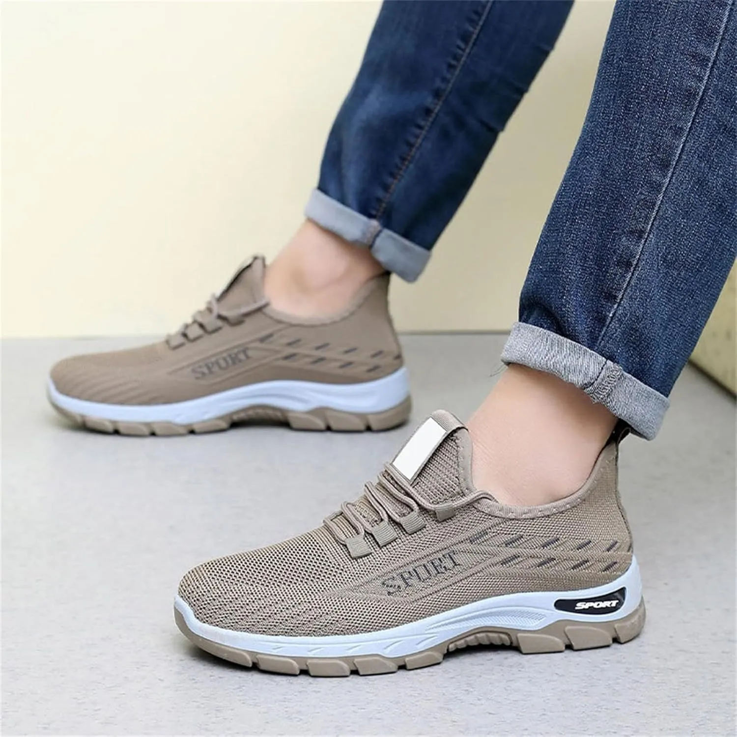 Women's Casual Orthopedic Sneakers Lightweight Breathable Mesh Walking Shoes Summer Comfortable Soft Sole Slip On Sneakers Athletic Workout Sports Tennis Shoes with Arch Support