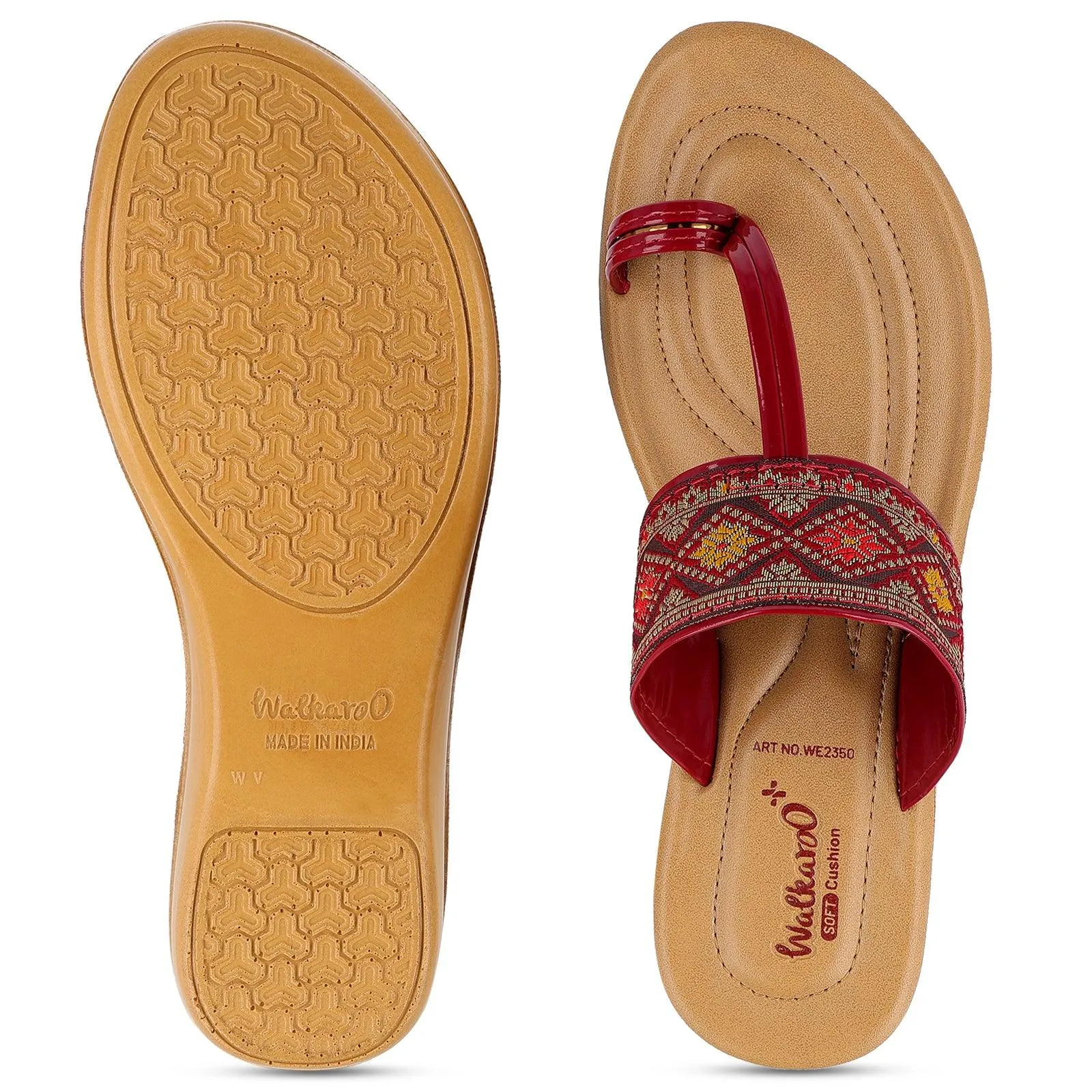 Women's Daily Wear Sandals - WE2350 Maroon