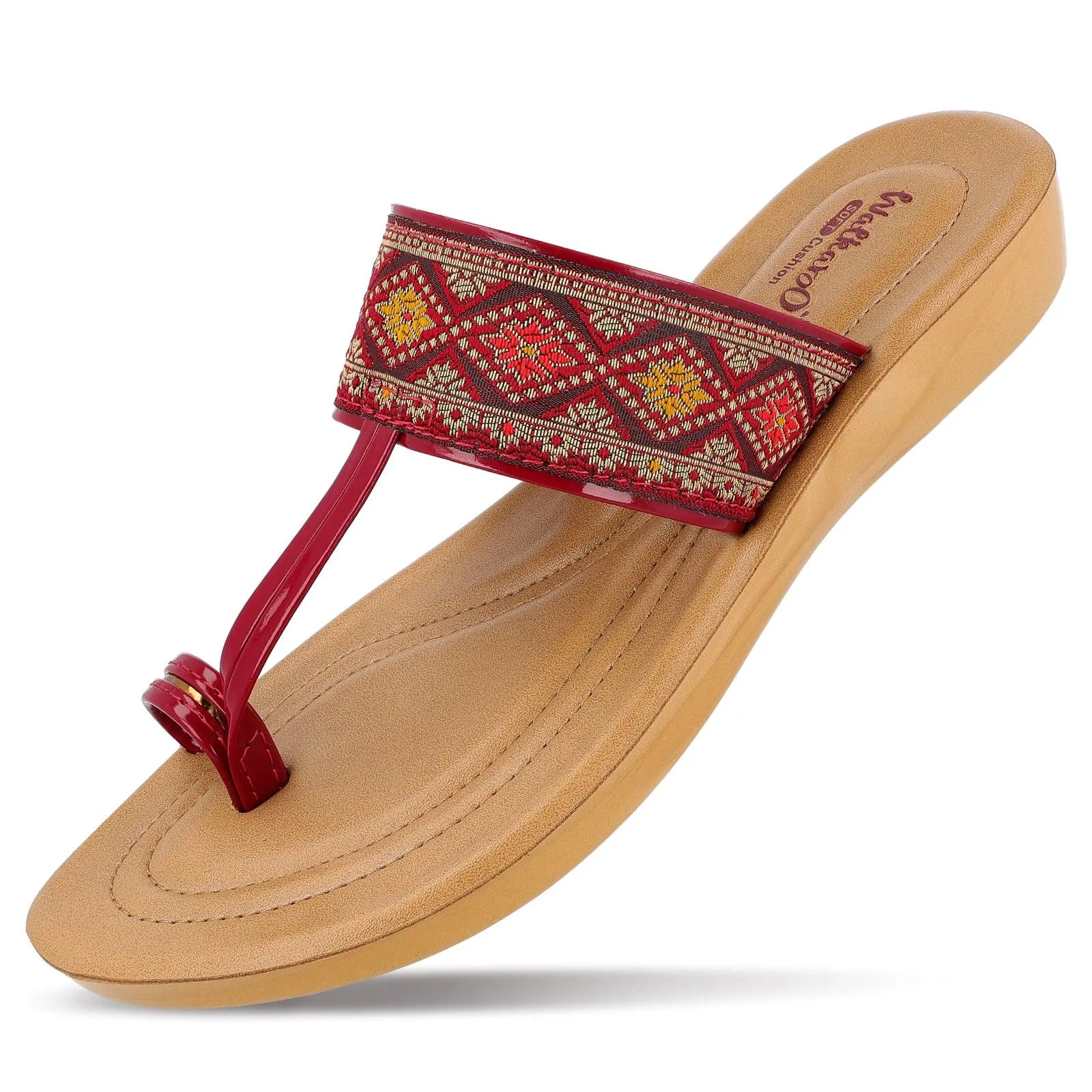 Women's Daily Wear Sandals - WE2350 Maroon