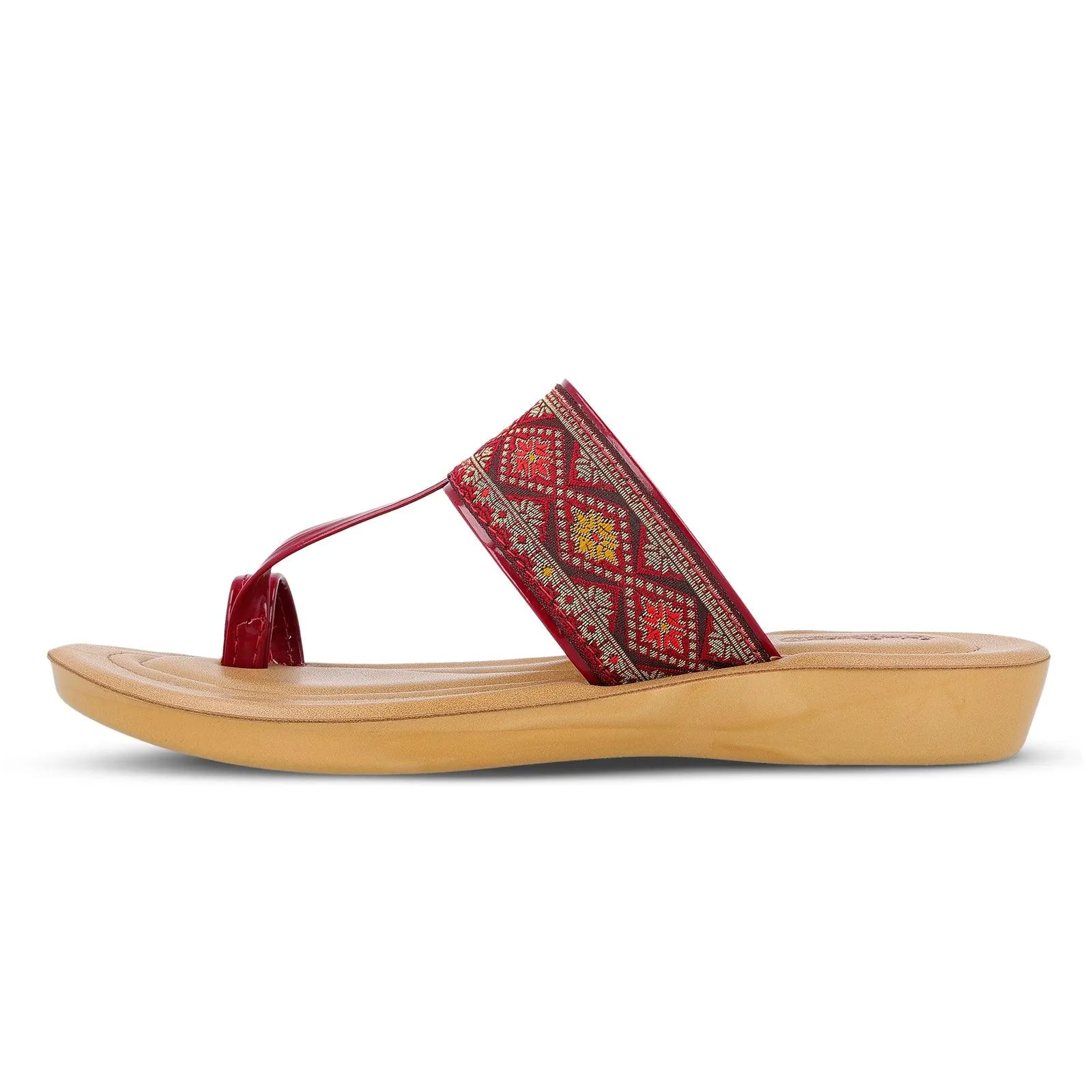 Women's Daily Wear Sandals - WE2350 Maroon