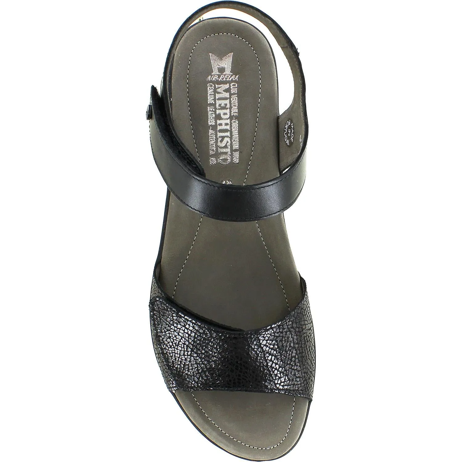 Women's Mephisto Pattie Black Softy/Moon Leather