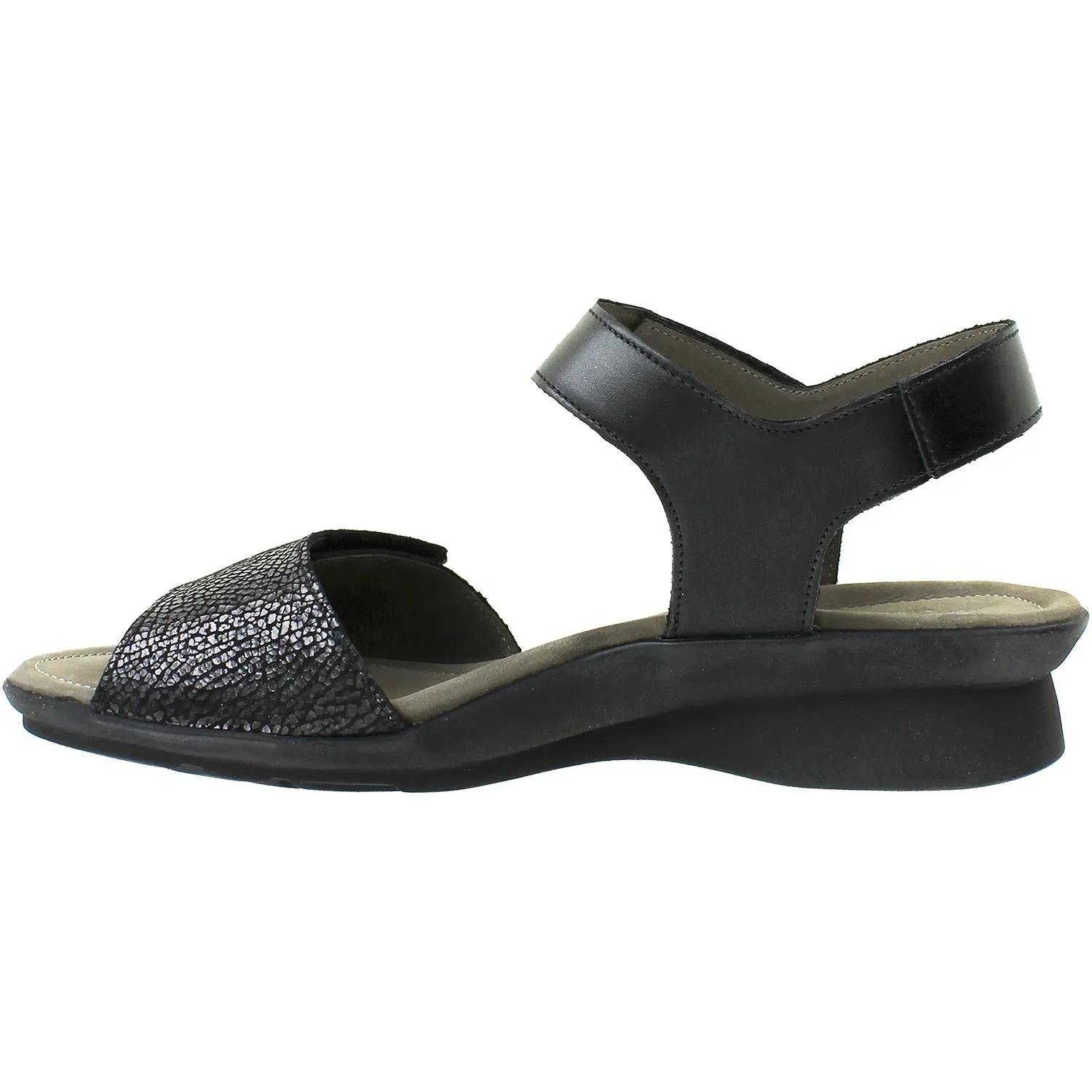 Women's Mephisto Pattie Black Softy/Moon Leather