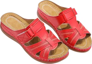 Womens Orthopedic Sandals with Arch Support Flip Flops Arch Support Comfortable Wedge Sandals Walking All Day Lightweight Orthopedic Sandals