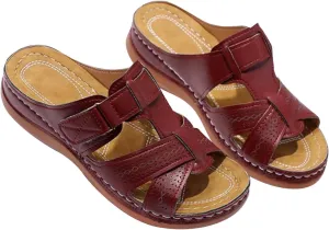 Womens Orthopedic Sandals with Arch Support Flip Flops Arch Support Comfortable Wedge Sandals Walking All Day Lightweight Orthopedic Sandals