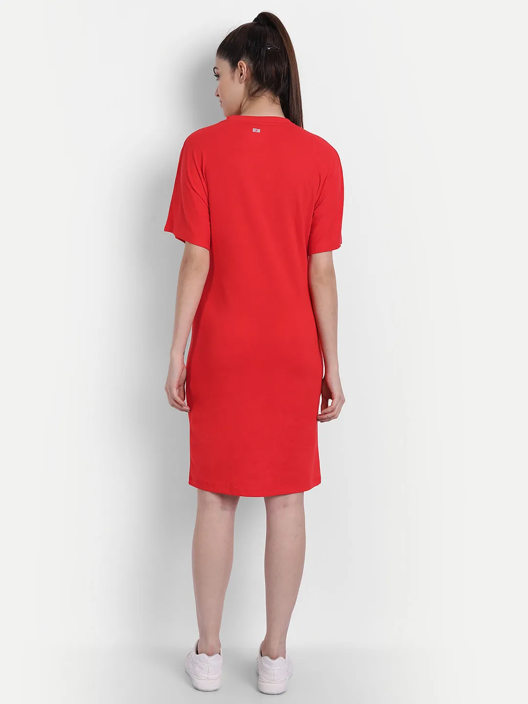 Womens Premium Cotton Half  Sleeve Flared  Dresses