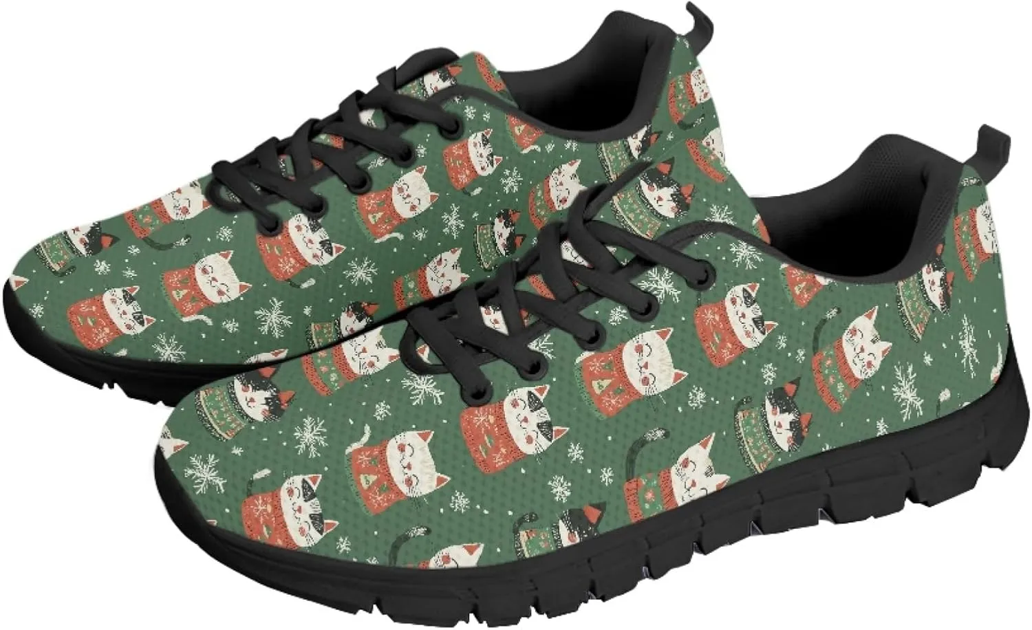 Women's Sports Trainer Running Sneakers Adults Causal Travel Shoes Outdoor Walking Low Heel Lace up Shoe Breathable Flexible for Lady