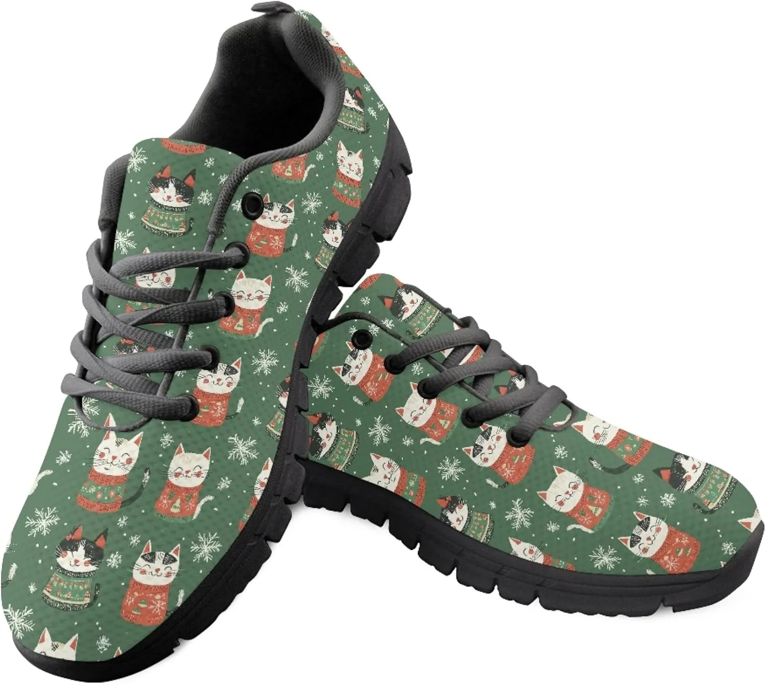 Women's Sports Trainer Running Sneakers Adults Causal Travel Shoes Outdoor Walking Low Heel Lace up Shoe Breathable Flexible for Lady