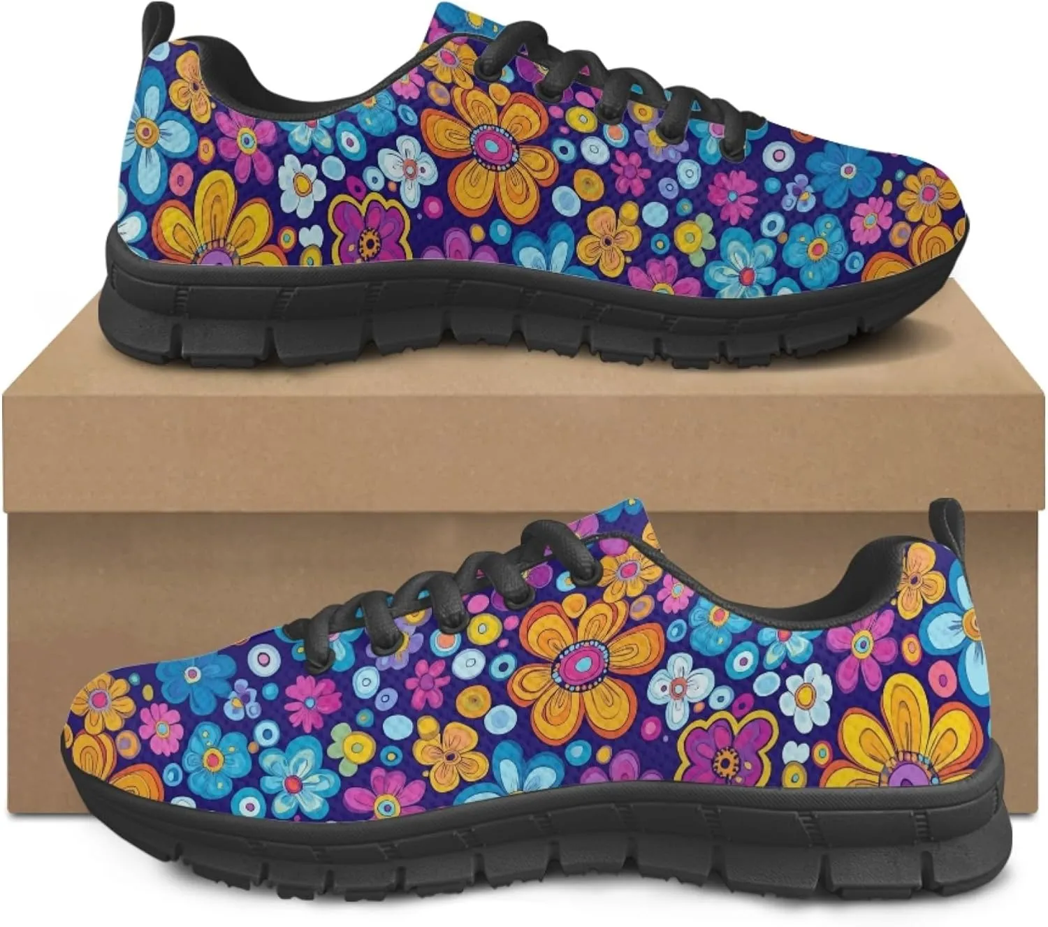 Women's Sports Trainer Running Sneakers Adults Causal Travel Shoes Outdoor Walking Low Heel Lace up Shoe Breathable Flexible for Lady