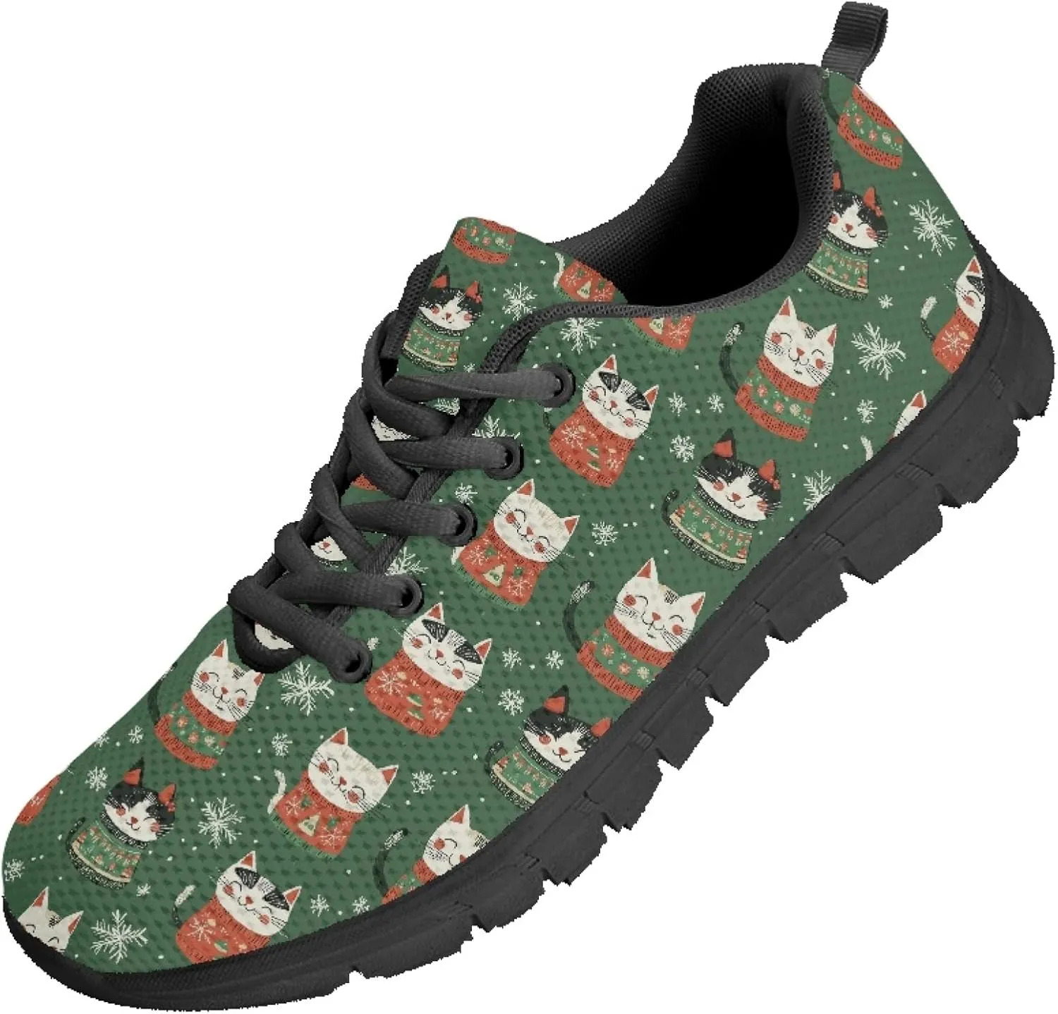 Women's Sports Trainer Running Sneakers Adults Causal Travel Shoes Outdoor Walking Low Heel Lace up Shoe Breathable Flexible for Lady