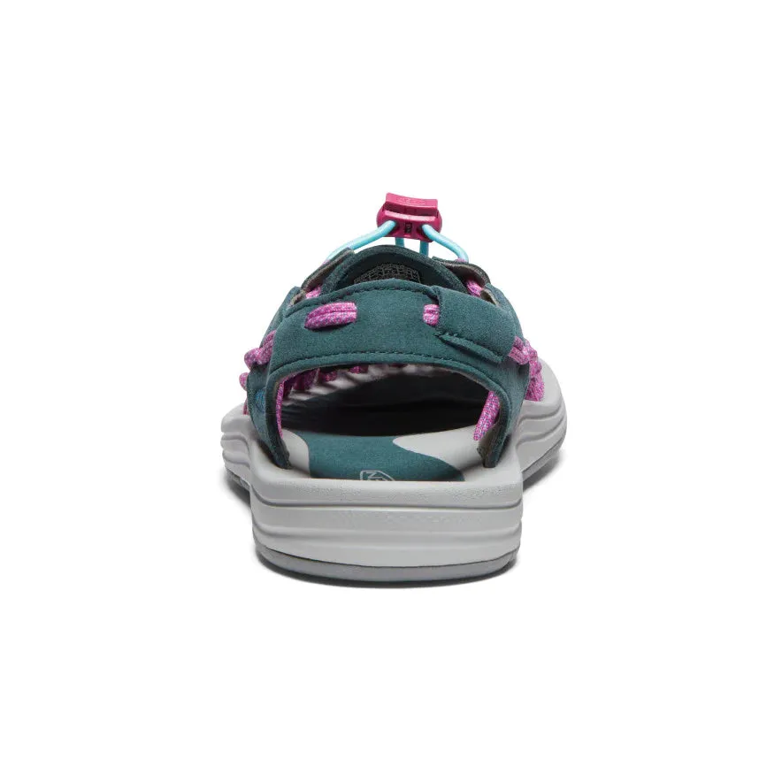 Women's Uneek - Sea Moss/Festival Fuchsia