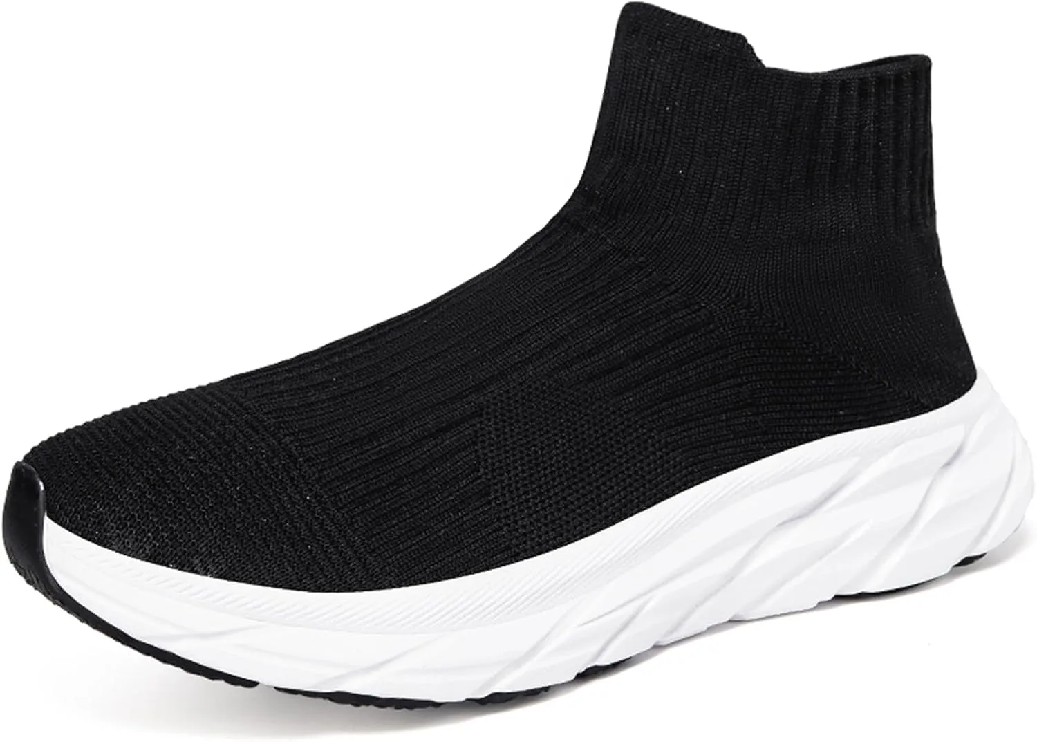 Womens Walking Shoes Mens Breathable Knit Slip On Sneakers Fur Lined Lining Winter Shoes for Women Work Gym Trainers Stylish Shoes