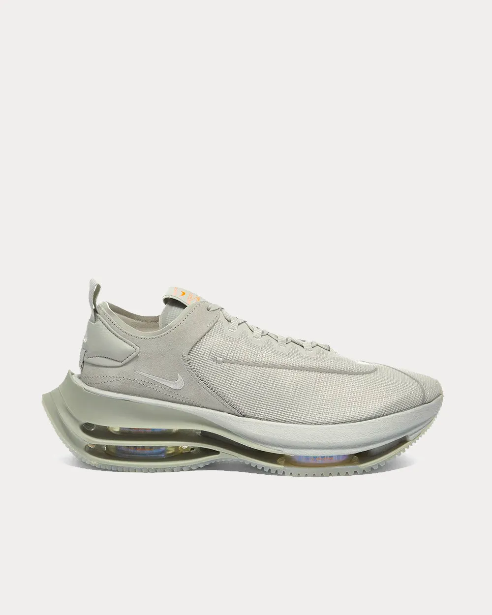 Zoom Double-Stacked Grey Fog Low Top Sneakers