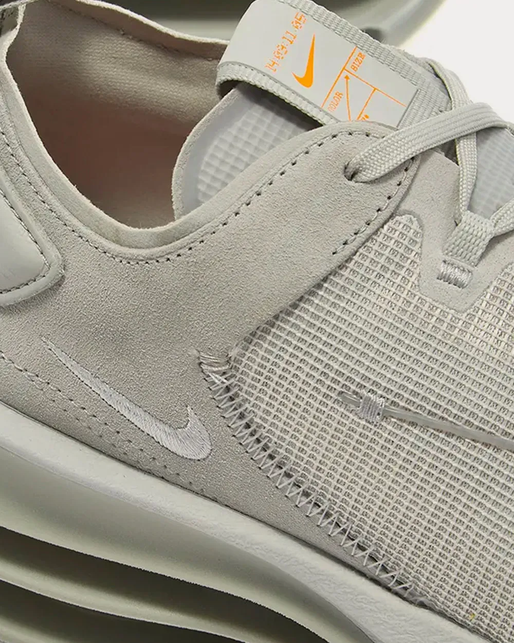 Zoom Double-Stacked Grey Fog Low Top Sneakers